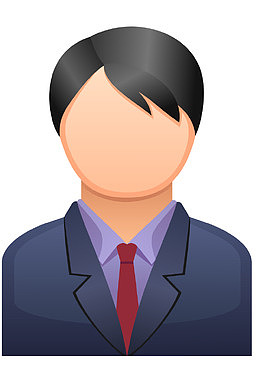 卡通男人矢量头像