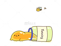 流出的蜂蜜
