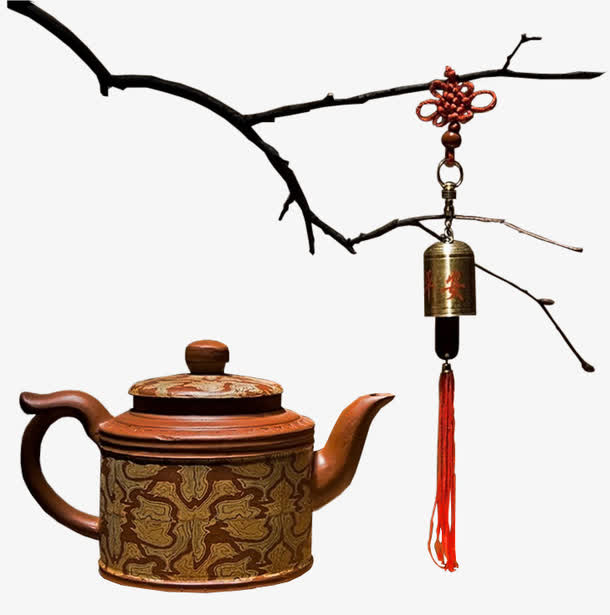 一个茶壶免抠素材免费下载_觅元素51yuansu.com