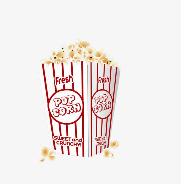 手绘爆米花素材免费下载_觅元素