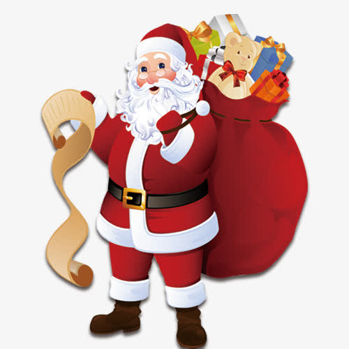 圣诞节老人送礼物
