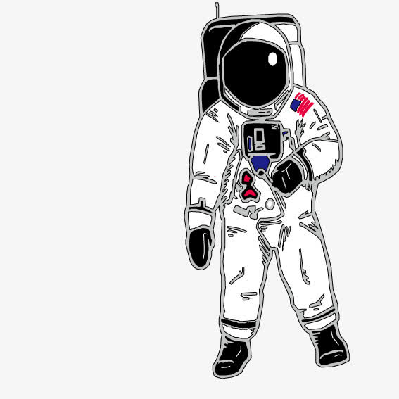 探索中的宇航员