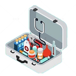 医药箱 各种药品承载箱子