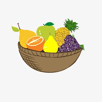 卡通果篮图片_卡通果篮素材_觅元素