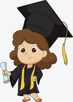 免抠png人物图psdpng毕业季博士服欢腾跳跃大学生卡通形象手绘psdp