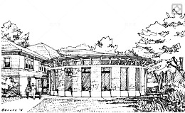 唯美手绘西方建筑