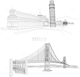 建筑素描图