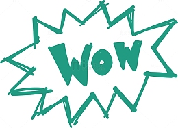 惊讶手绘爆炸贴