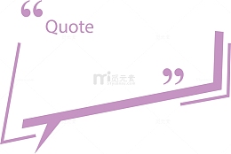 淡紫色不规则标题框