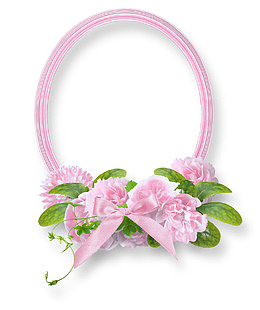 漂亮花叶相框