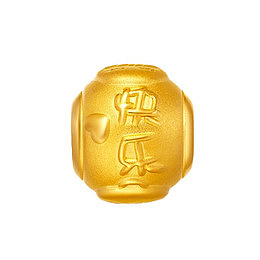 周大福快乐黄金转运珠