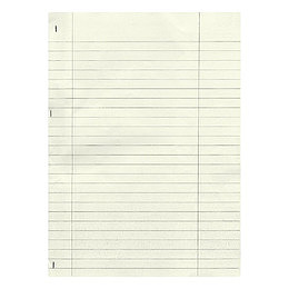 白色空白笔记本纸张