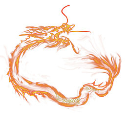 金色火龙素材图片