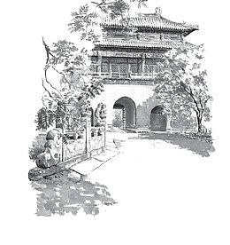 鼓楼水墨