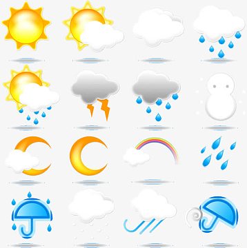 天气预报图标