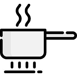 餐馆简洁风格煮水标识