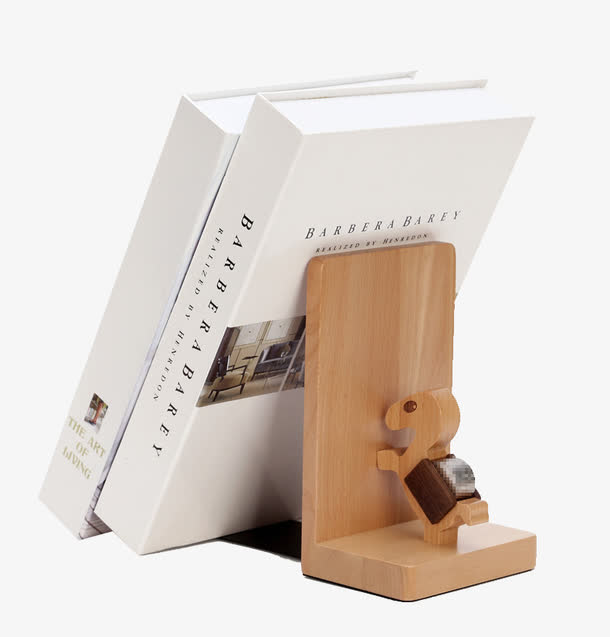 日式木质书立书架