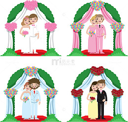 婚礼拱形花门