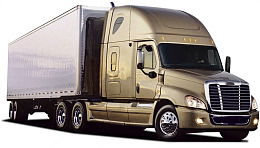 复古式载重卡车