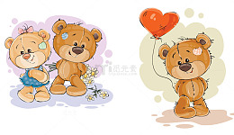 卡通小熊