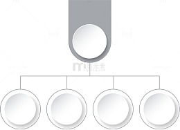 手绘白色按钮