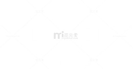 白色线条字母