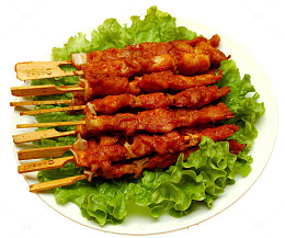 红烧羊肉串