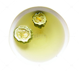 淡绿苦瓜茶