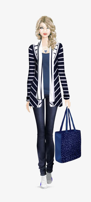 欧美女生免抠素材免费下载_觅元素51yuansu.com