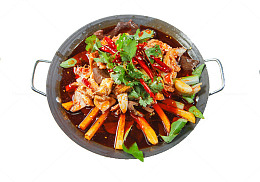 美食干锅羊杂