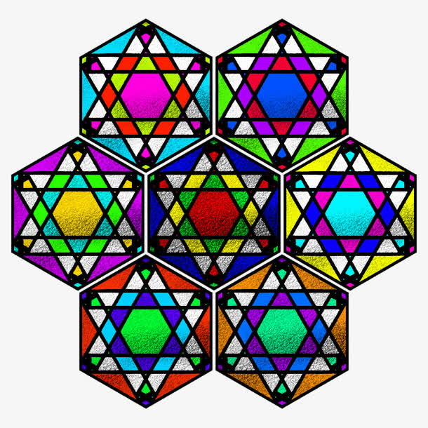 创意彩色万花筒