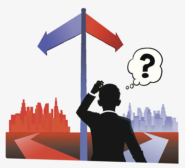 风格插图困惑不解的人