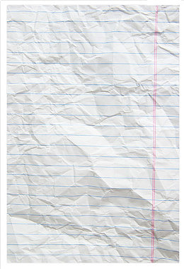 白色笔记本皱纹纸