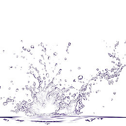 水迸溅素材