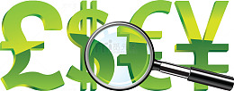 绿色金钱符号