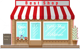 卡通可爱食物餐厅