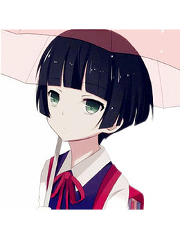 下雨天的女孩