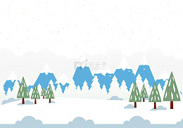 冰天雪地风景