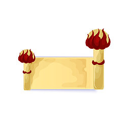 黄色现代海报装饰