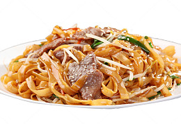 芝麻干炒牛河