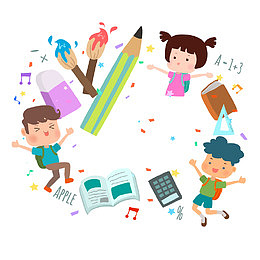 矢量小学生