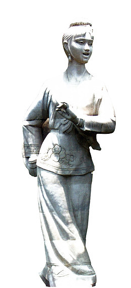 刘三姐雕像