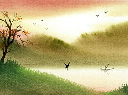清幽脱俗水乡风景