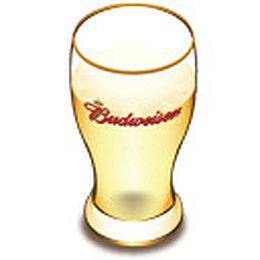 百威啤酒啤酒玻璃Beer-icon