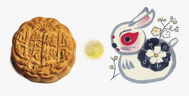 中秋节玉兔月饼