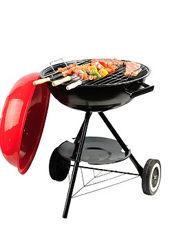 带轮子的烧烤炉