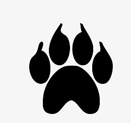 pngaipng矢量手绘熊掌pngpng动物熊掌印矢量图高清pngpng简约图案