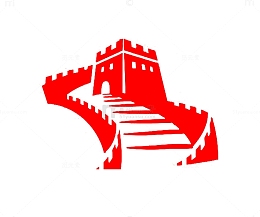 红色长城素材
