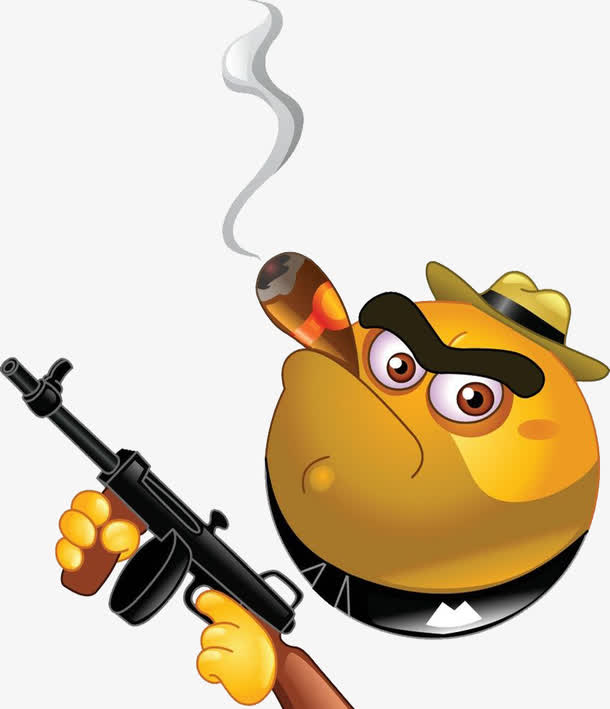 手绘叼烟免抠素材免费下载_觅元素51yuansu.com