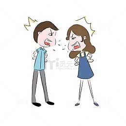 二个情侣吵架